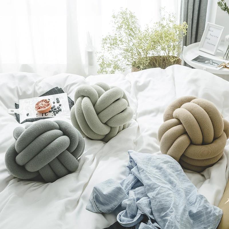 Knot Ball Cushion by Bowlift
