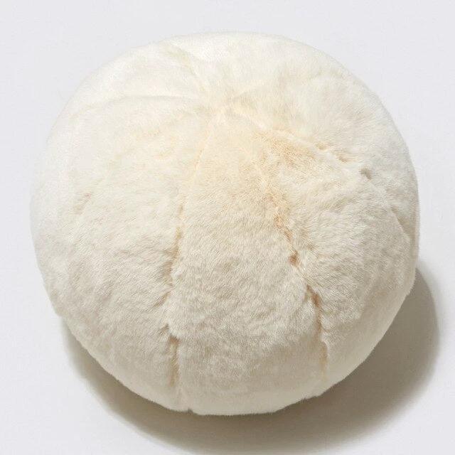 Short Fur Ball Pillow by Bowlift