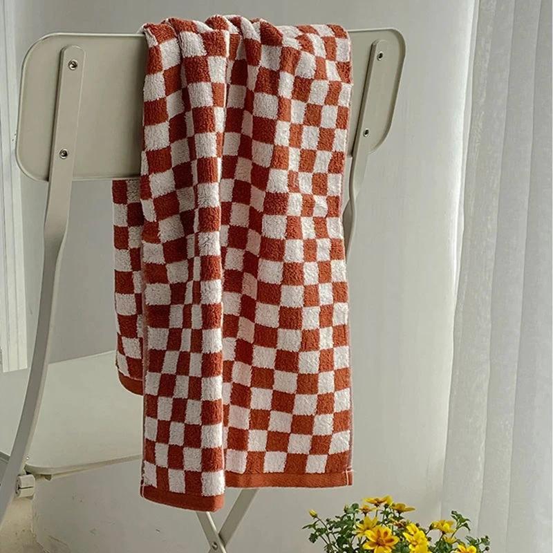 Colourful Checkerboard & Stripe Towels by Bowlift