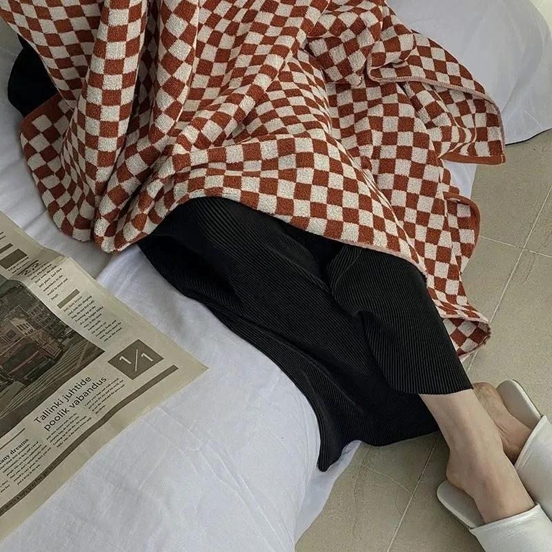 Colourful Checkerboard & Stripe Towels by Bowlift