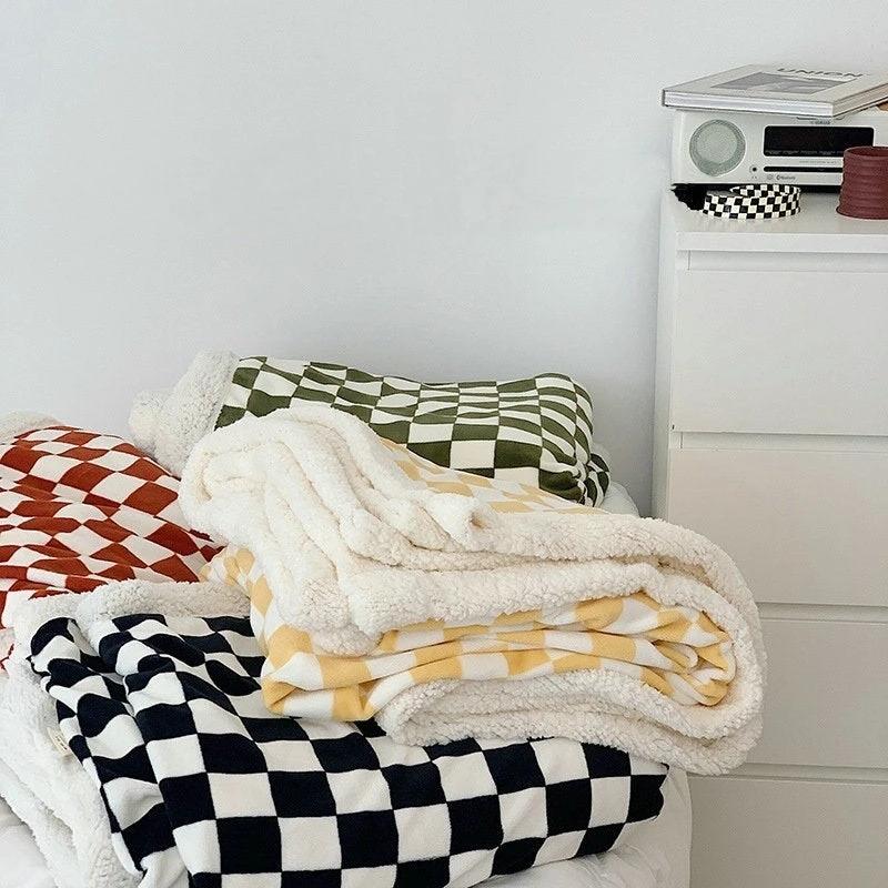 Checkerboard Throw Blanket by Bowlift