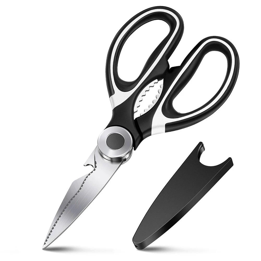 Multipurpose Kitchen Scissor with Bottle Opener by BowLift