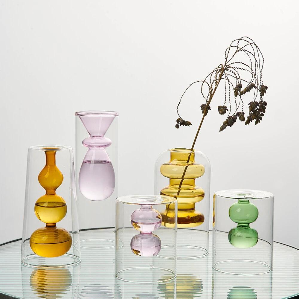 Bubbly Glass Vases by Bowlift