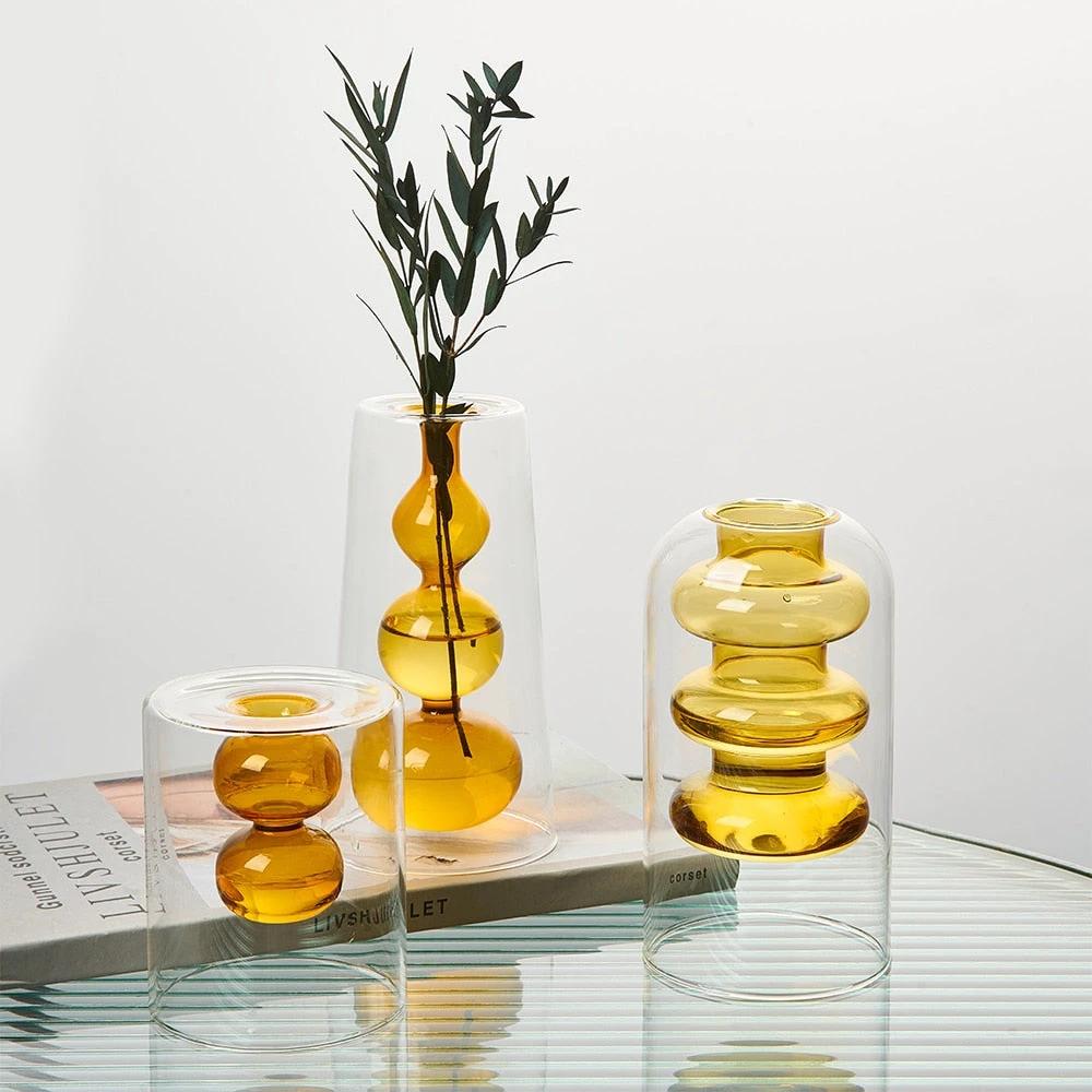 Bubbly Glass Vases by Bowlift