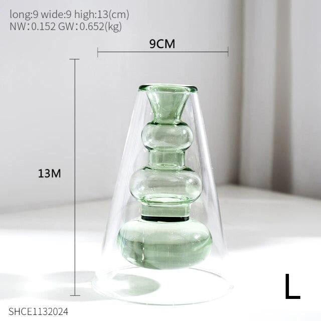Bubbly Glass Vases by Bowlift