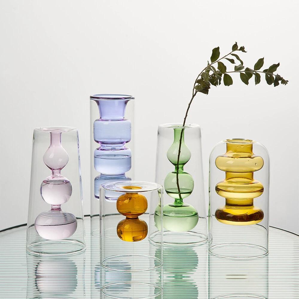 Bubbly Glass Vases by Bowlift