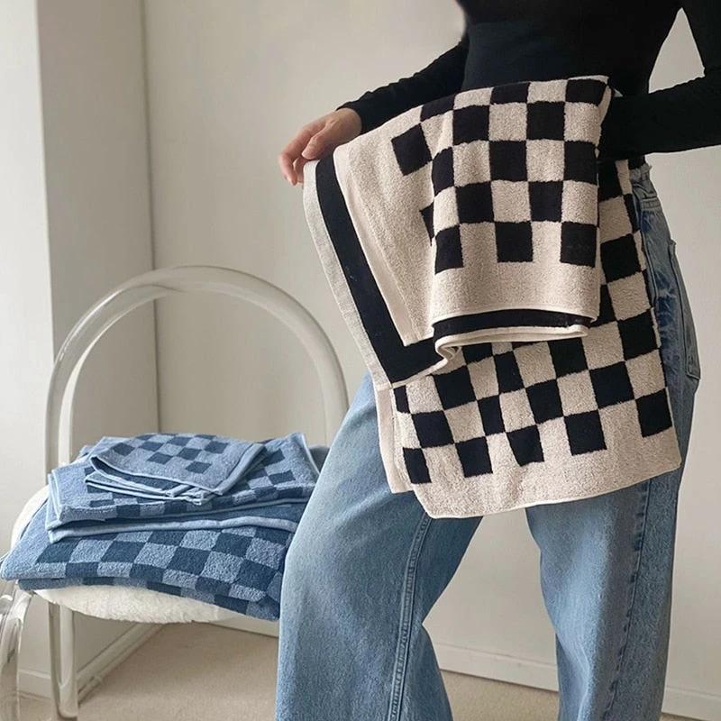 Checkerboard Towels by Bowlift