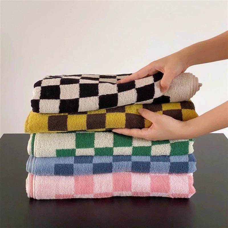 Checkerboard Towels by Bowlift