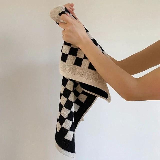 Checkerboard Towels by Bowlift