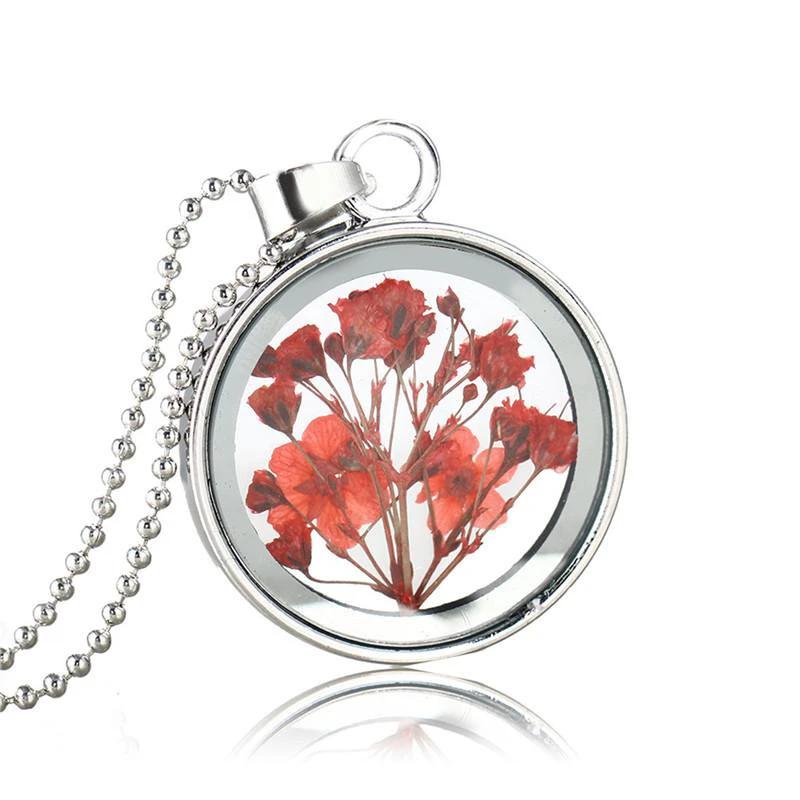 Pressed Flower Necklaces by Bowlift