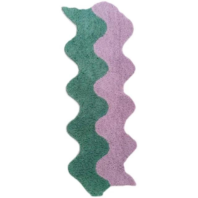 Wavy 2-toned Narrow Rug by Bowlift