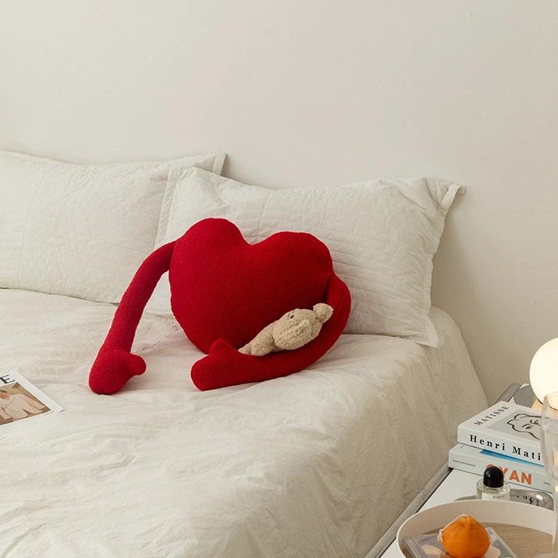 Heart Cushion by Bowlift