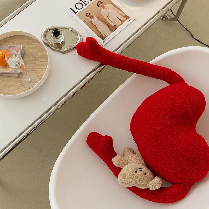 Heart Cushion by Bowlift