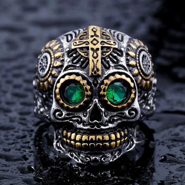Sugar Skull Ring by Bowlift