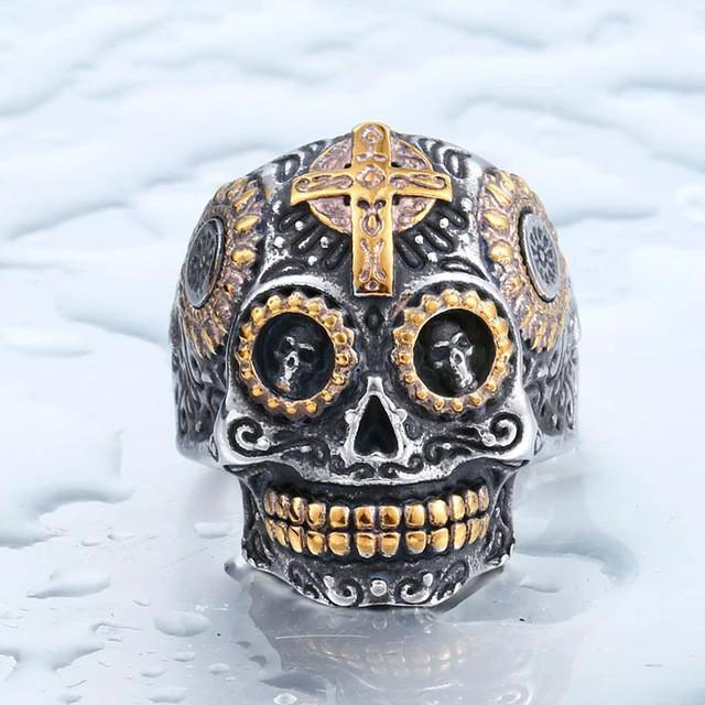 Sugar Skull Ring by Bowlift