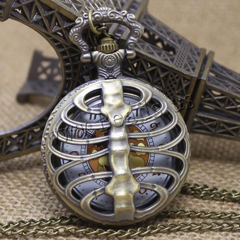 Steampunk Bone Pocket Watch by Bowlift