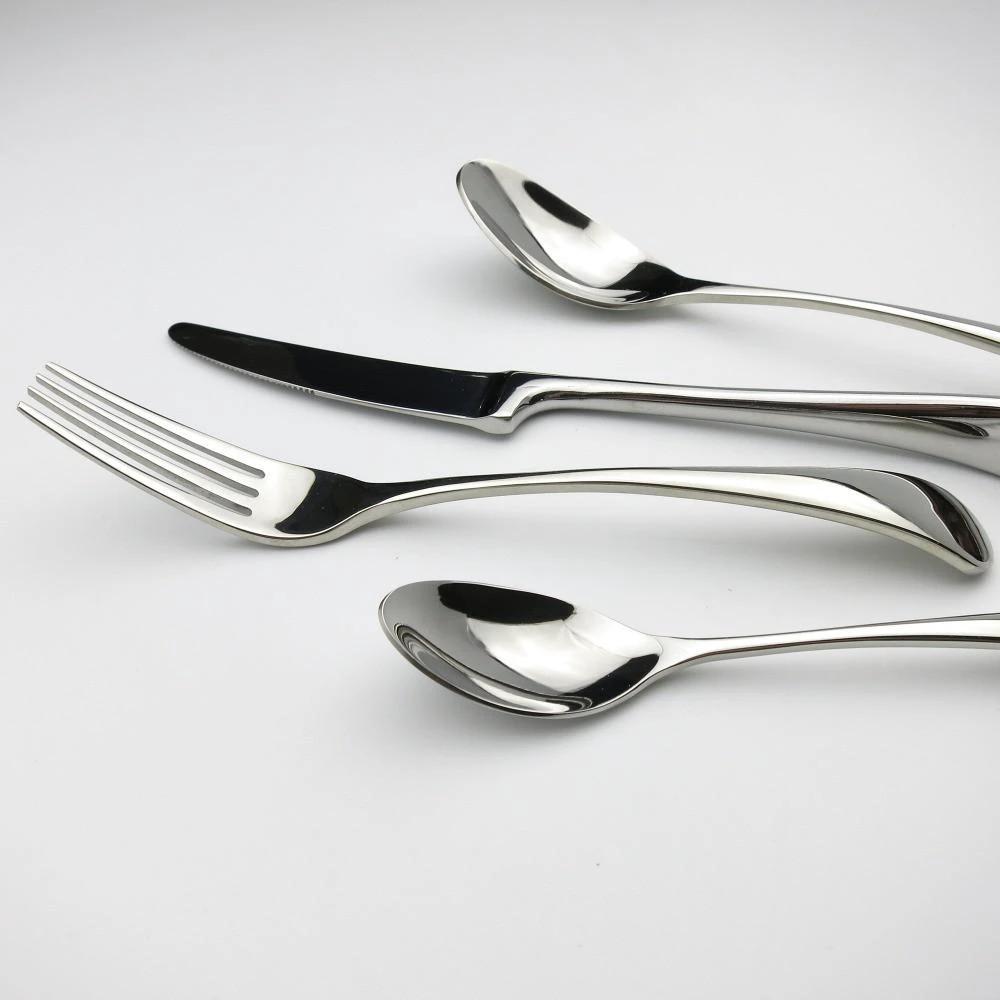 Sidereal - Stainless Steel Silverware Set (4 Pieces) by Bowlift