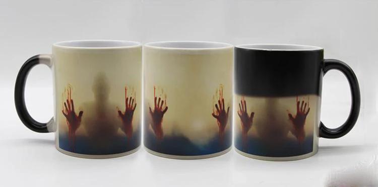 Heat Sensitive Bloody Hands Mug by Bowlift