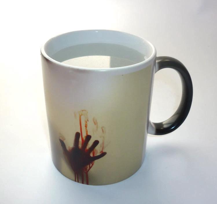 Heat Sensitive Bloody Hands Mug by Bowlift