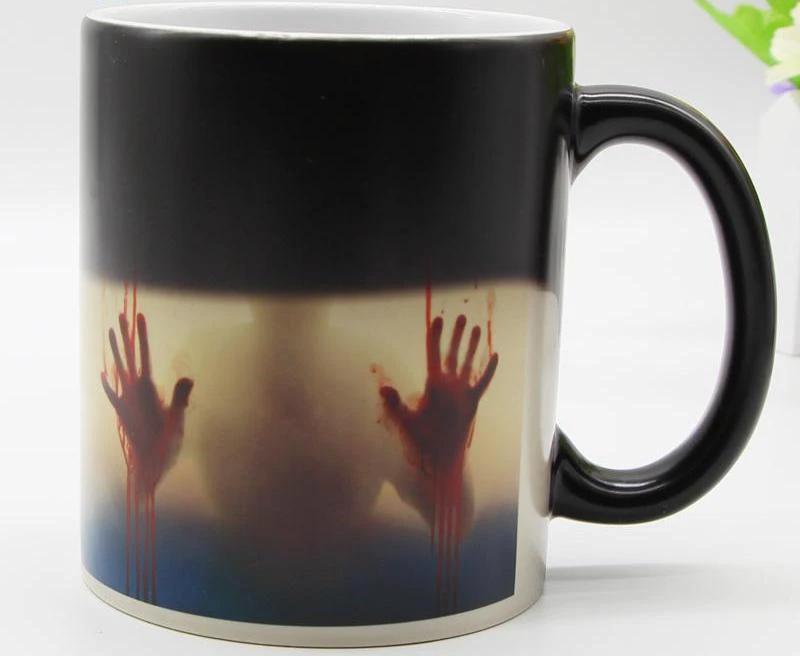 Heat Sensitive Bloody Hands Mug by Bowlift