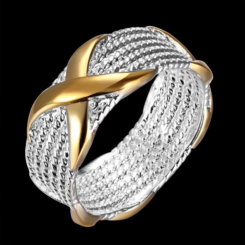 Silver Plated Wrapped Crystal Ring by Bowlift