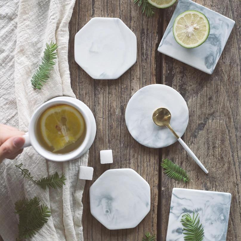 Marmol - Modern Ceramic Coaster by Bowlift