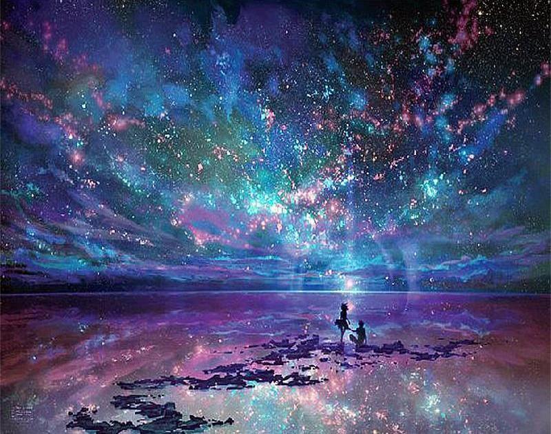 The Perfect Night Sky - GemPaint Kit by Bowlift