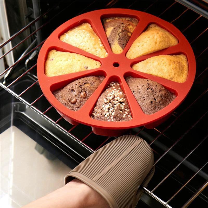 Marther - Individual Cake Slice Silicone Baking Mold by Bowlift