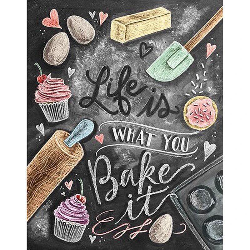 Life is What You Bake It - GemPaint Kit by Bowlift