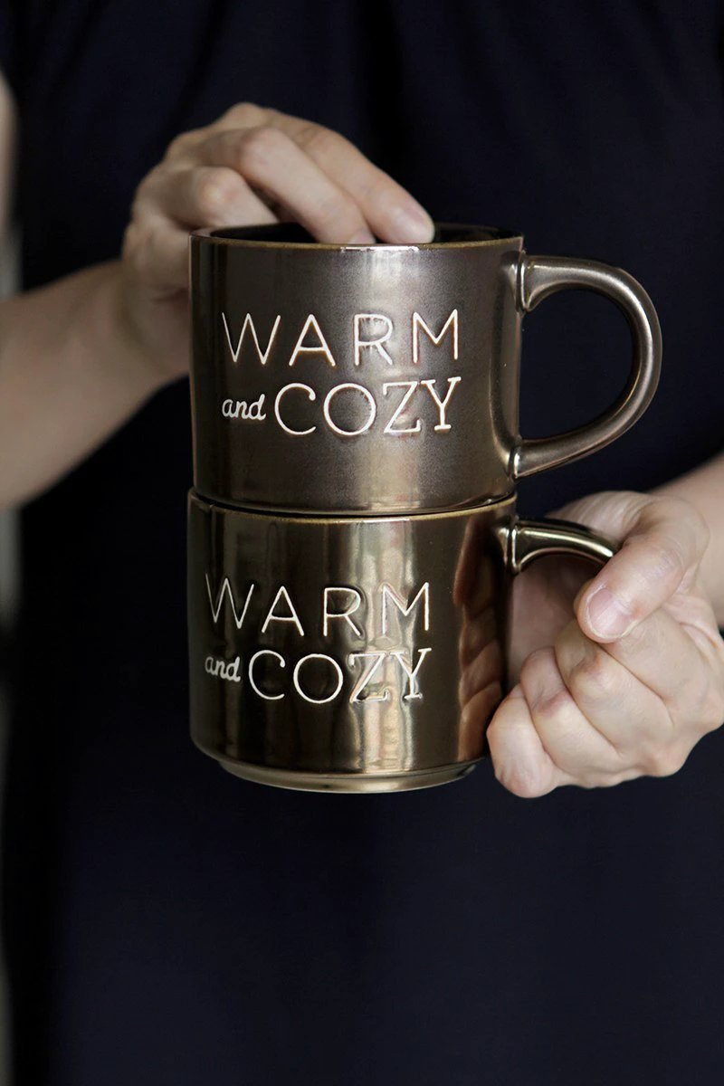 Metallic Glaze Mug by Bowlift