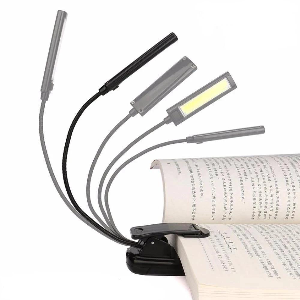 Study Buddy Light - Flexible Arms Desk Clip Lamp by Bowlift