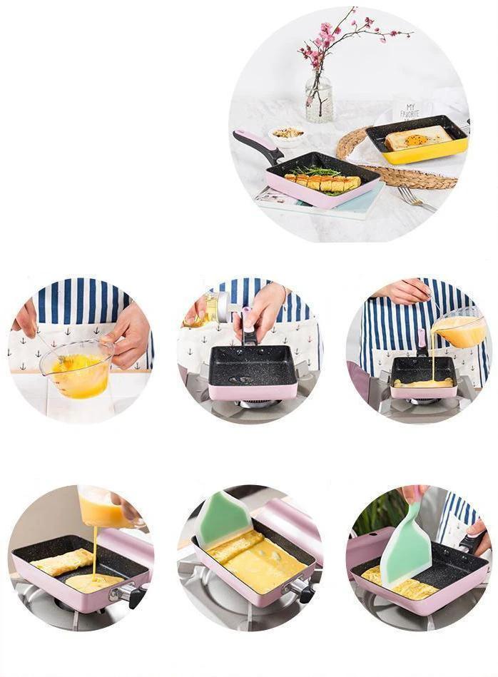 Ollam - Non-Stick Aluminum Egg Roll Fry Pan by Bowlift