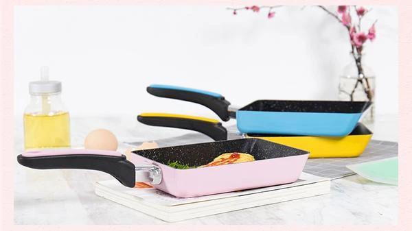 Ollam - Non-Stick Aluminum Egg Roll Fry Pan by Bowlift