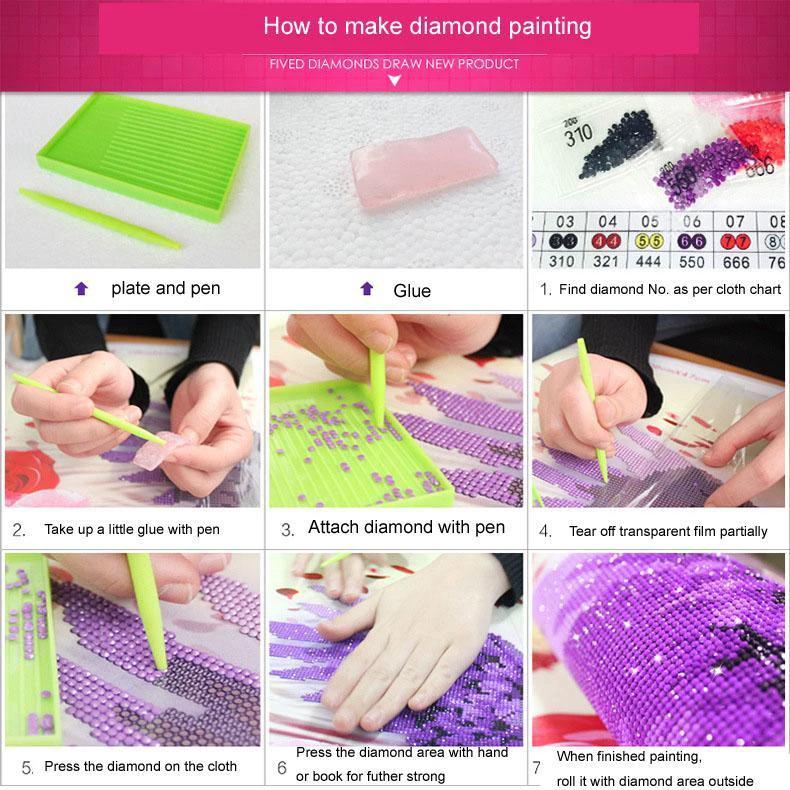 Sparkling Princess - GemPaint Kit by Bowlift