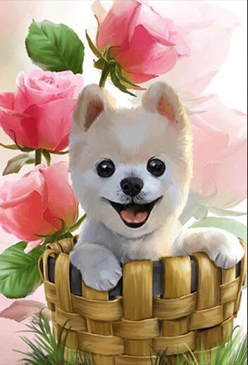 It's a Dog's Life - GemPaint Kit by Bowlift