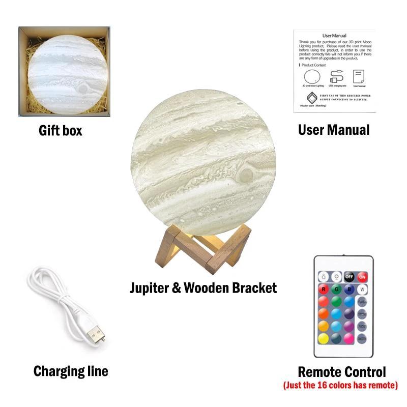Jupiter Color Change Desk Lamp by Bowlift