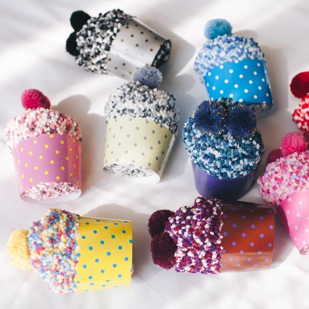 PomPom - Speckled Cupcake Socks by Bowlift