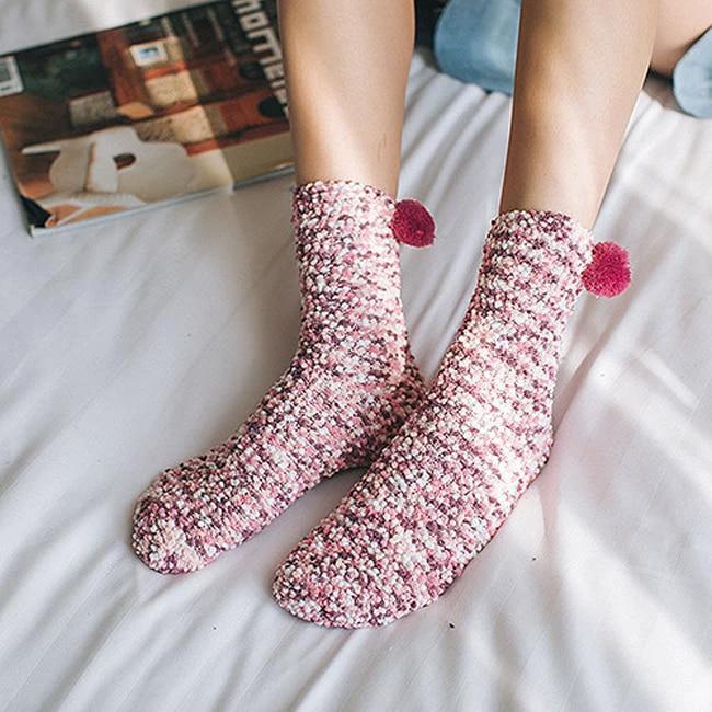 PomPom - Speckled Cupcake Socks by Bowlift