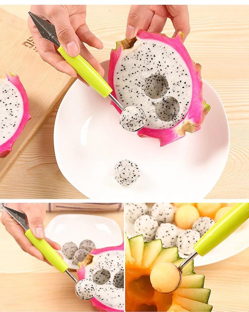 Steena - 2 in 1 Dual Head Fruit Carving Knife by Bowlift