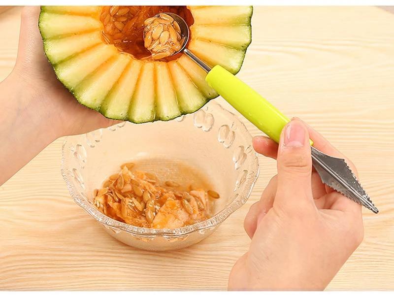 Steena - 2 in 1 Dual Head Fruit Carving Knife by Bowlift