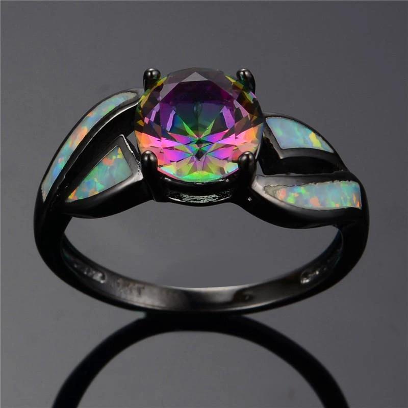 Fire Opal Ring by Bowlift