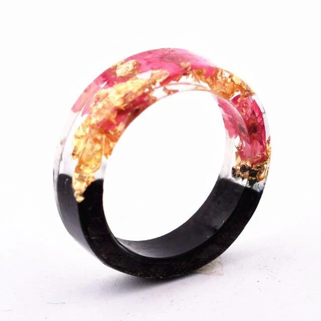 Flower Resin Rings by Bowlift