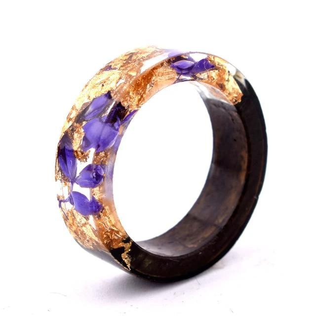 Flower Resin Rings by Bowlift