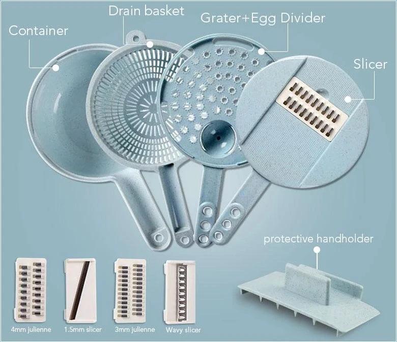 Mandoline 8 in 1 Vegetable Slicer by Bowlift