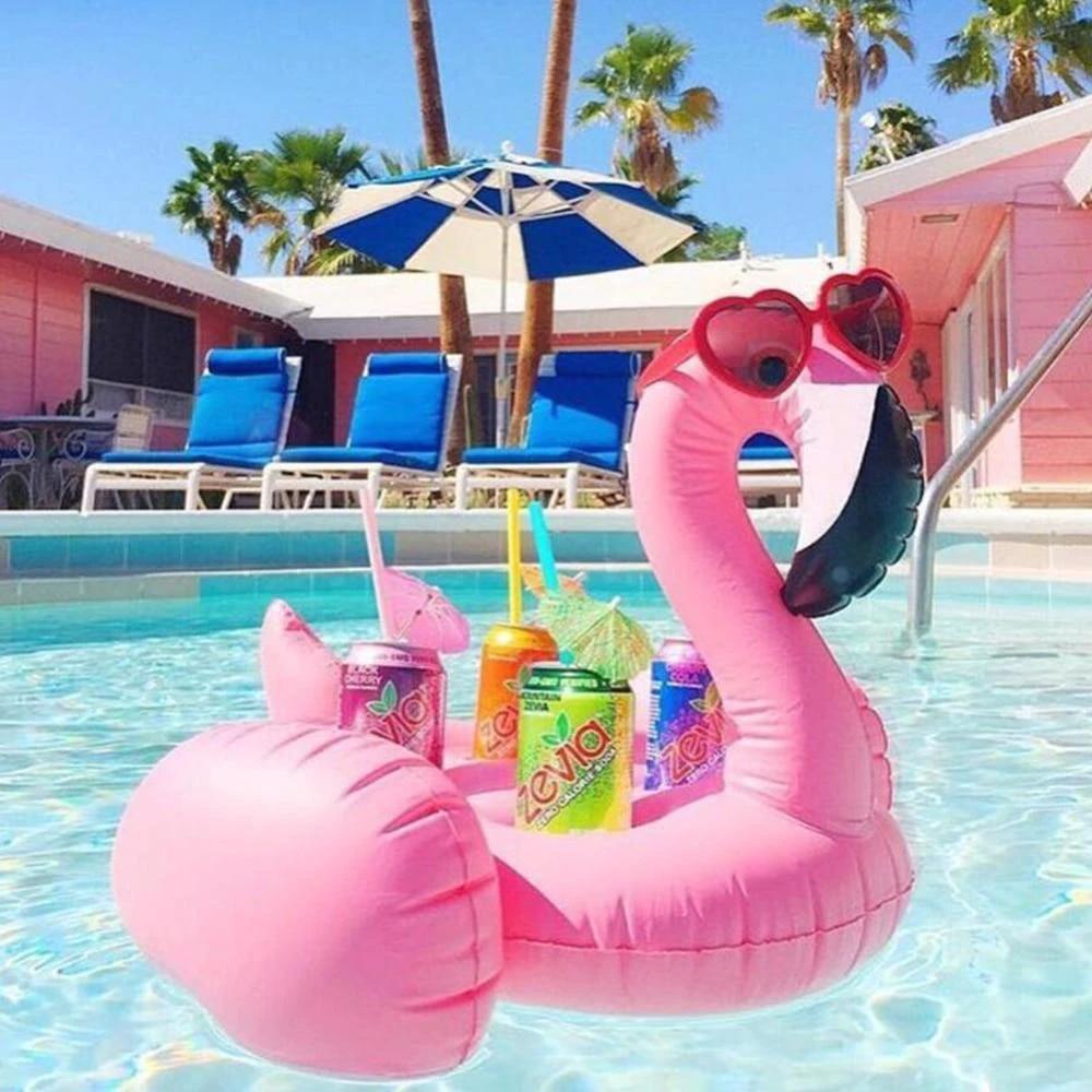 Rosalie - Floating Flamingo Cup Holder by Bowlift