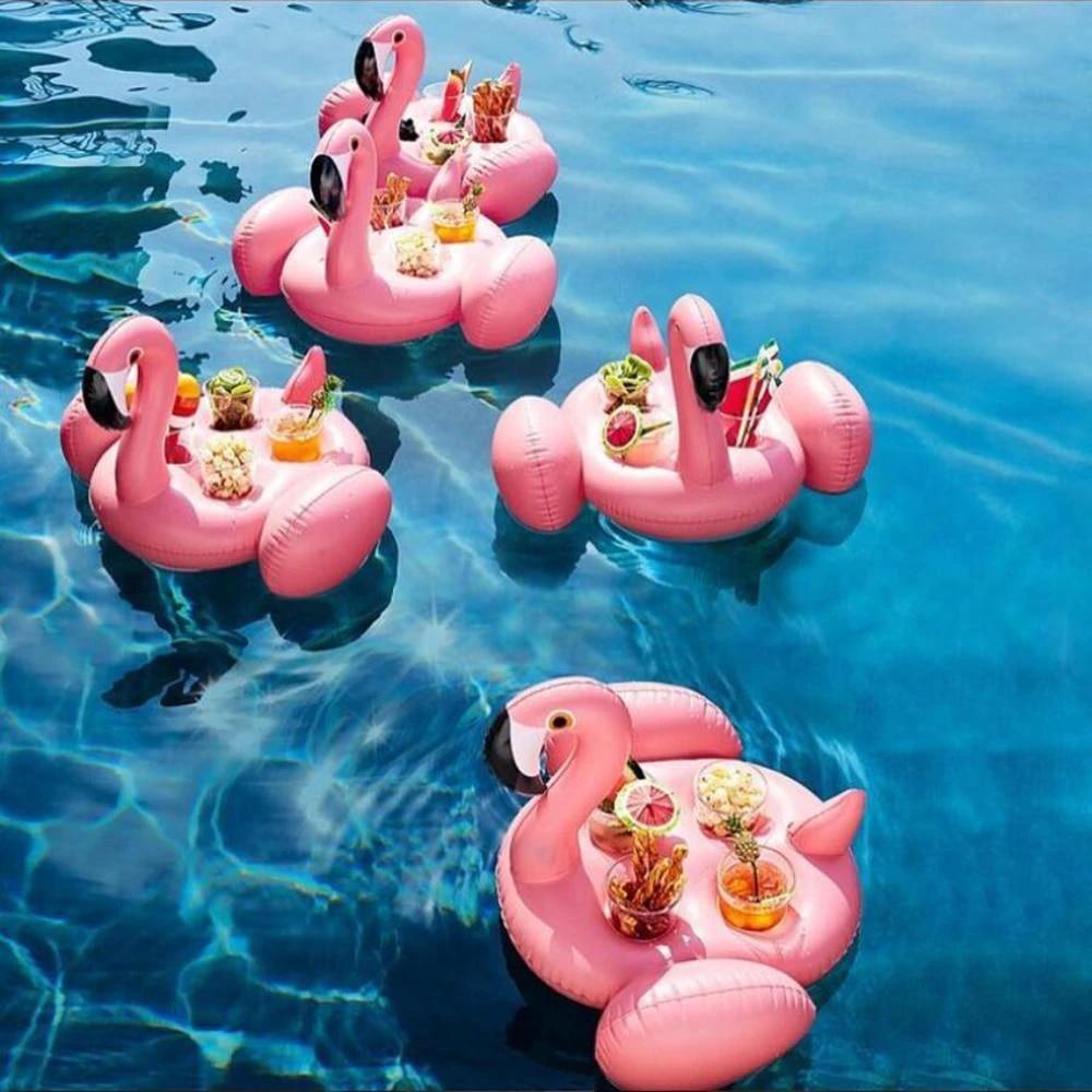 Rosalie - Floating Flamingo Cup Holder by Bowlift