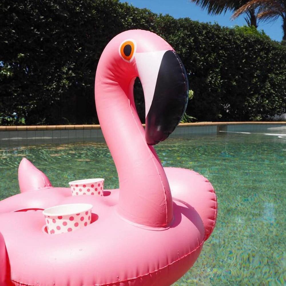 Rosalie - Floating Flamingo Cup Holder by Bowlift