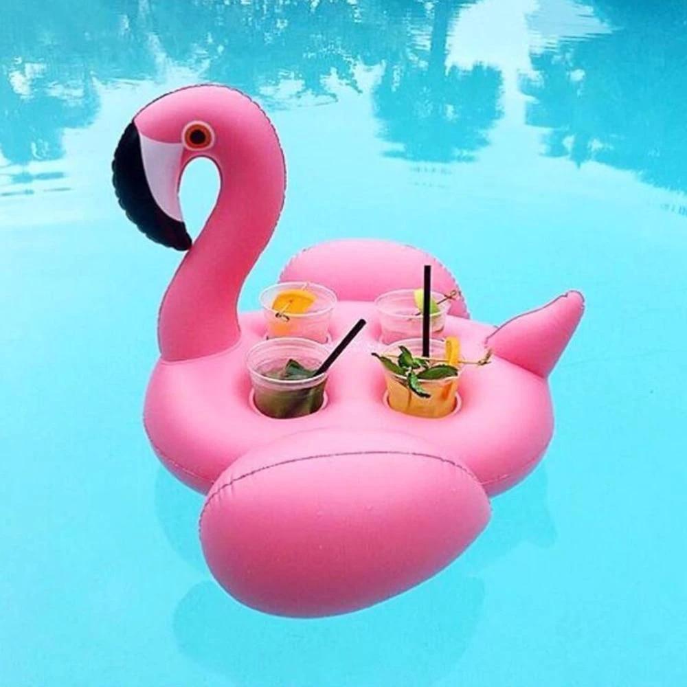 Rosalie - Floating Flamingo Cup Holder by Bowlift