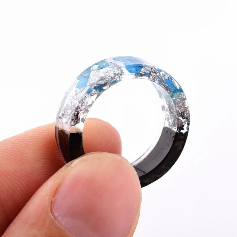 Flower Resin Rings by Bowlift
