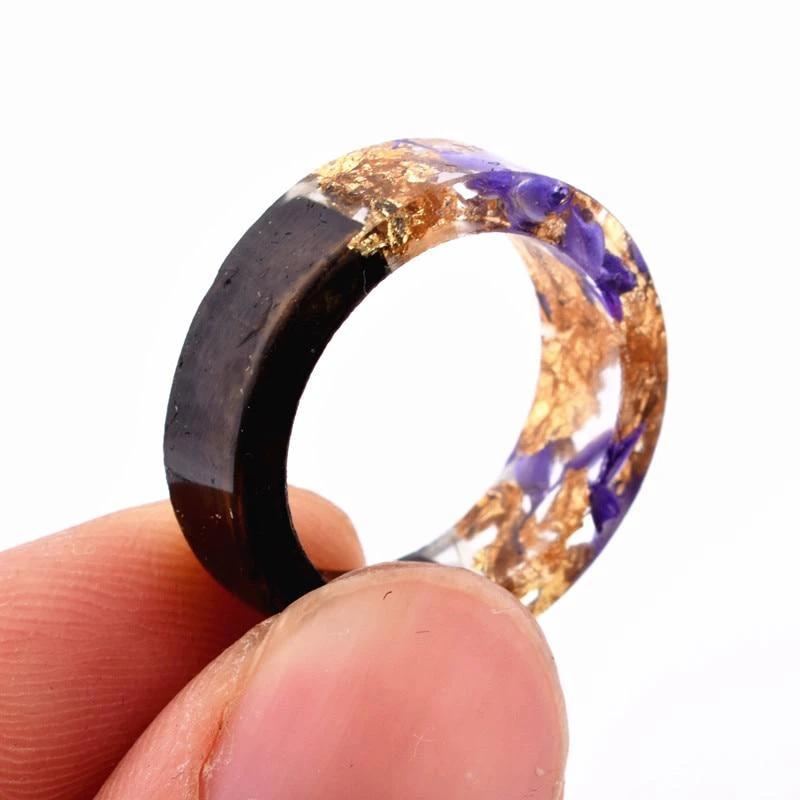Flower Resin Rings by Bowlift